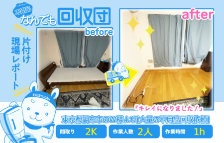 大量の不用品回収(アパート2K)|東京都調布市のW様 42 db71cc69669f2eb8355134dfc4673cac
