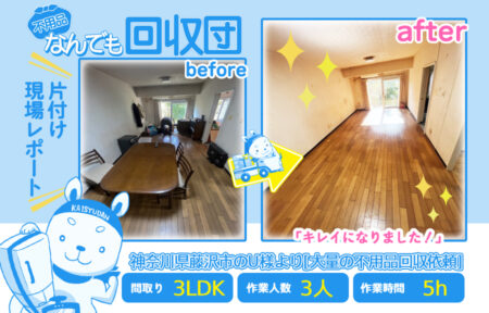 大量の不用品回収(マンション3LDK)|神奈川県藤沢市のU様 46 e44535d3f8f2facfb15d360b1d48608b