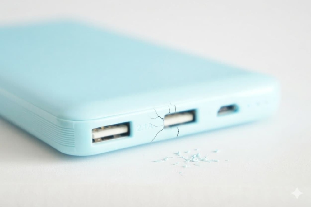 モバイルバッテリーが割れた!破損したリチウムイオン電池の処分方法 7 モバイルバッテリーが割れたときの対処法