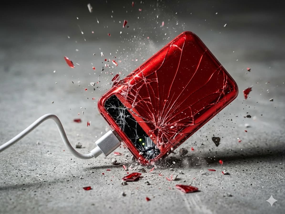 モバイルバッテリーが割れた!破損したリチウムイオン電池の処分方法 6 リチウムイオン電池が破損する原因