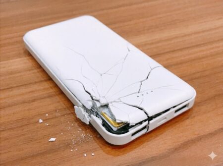 モバイルバッテリーが割れた!破損したリチウムイオン電池の処分方法 5 モバイルバッテリーが割れた!破損したリチウムイオン電池の処分方法