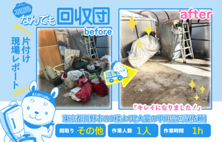 大量の不用品回収(その他)|東京都日野市のS様 54 16d856fc9399daa4255a8320a15461a3