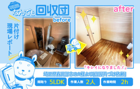 部屋片付け(一軒家5LDK)|埼玉県春日部市のA様 12 578e23a6f2741e9cbada5e1768640b89