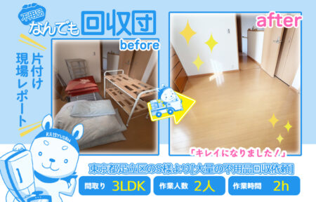 大量の不用品回収(一軒家3LDK)|東京都足立区のS様 8 a59aa29b54265cc80b032b0a50832813