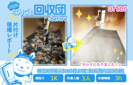 ゴミ屋敷片付け(アパート1K)|神奈川県横浜市のO様 11 eb513db857c0fe3d0bd85de7aa90c0ba